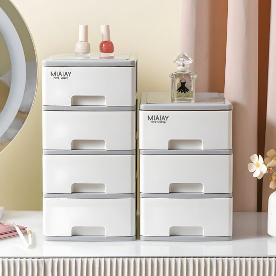 Plastic Drawers 4 Tiers